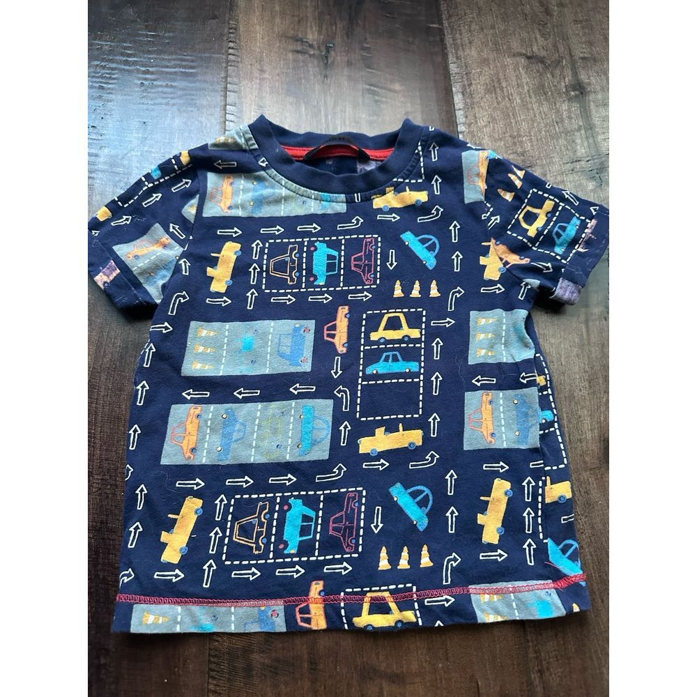 George UK brand boutique boy cars taxis top short sleeve size 2